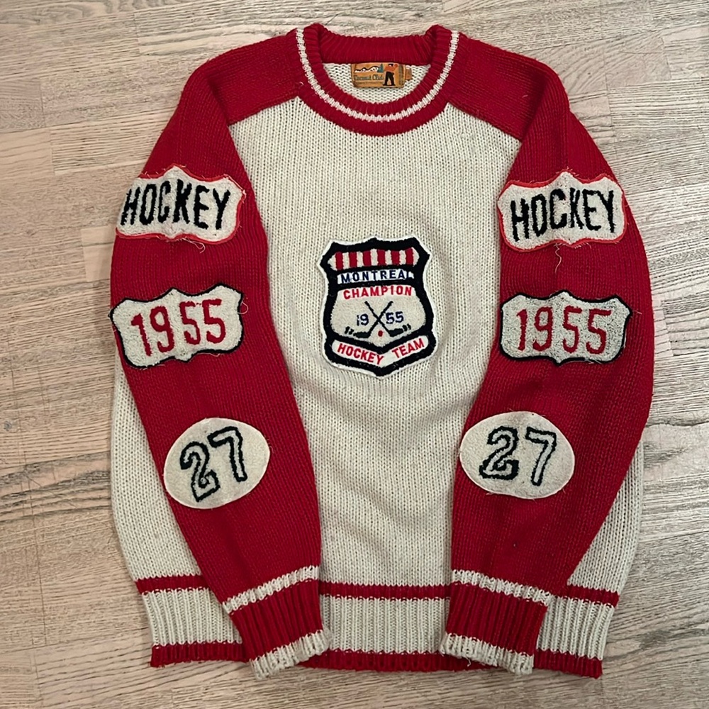 Men’s Montreal Hockey Sweater Size Large